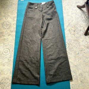 NWT Express Editor Wool Blend Dress Pants Pin-Stripe Details size 0